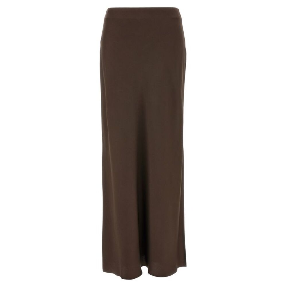 Brunello Cucinelli Brown Acetate Mini Women's Skirt